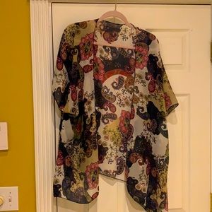 Paisley light weight cardigan